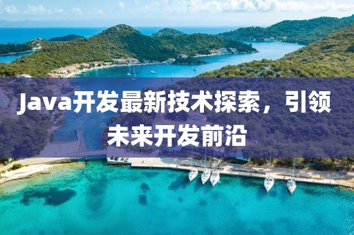 Java开发最新技术探索，引领未来开发前沿