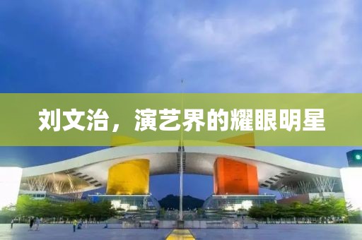 刘文治，演艺界的耀眼明星