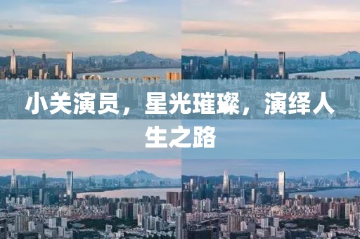 小关演员，星光璀璨，演绎人生之路