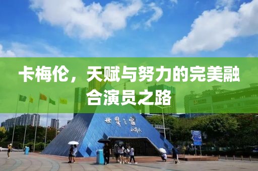 卡梅伦，天赋与努力的完美融合演员之路