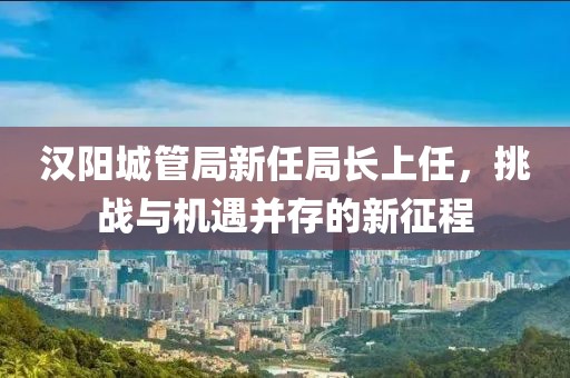 汉阳城管局新任局长上任，挑战与机遇并存的新征程