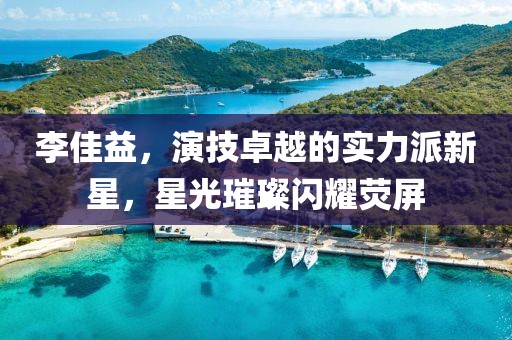 李佳益，演技卓越的实力派新星，星光璀璨闪耀荧屏