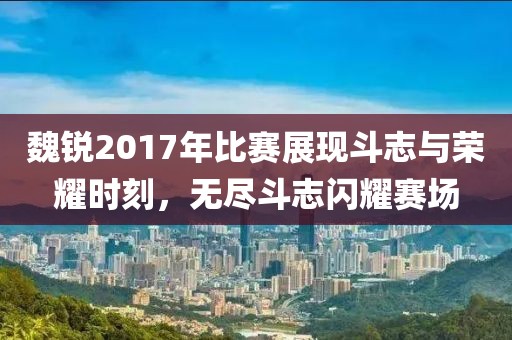 魏锐2017年比赛展现斗志与荣耀时刻，无尽斗志闪耀赛场