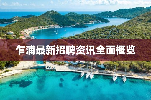 乍浦最新招聘资讯全面概览
