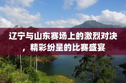 辽宁与山东赛场上的激烈对决，精彩纷呈的比赛盛宴