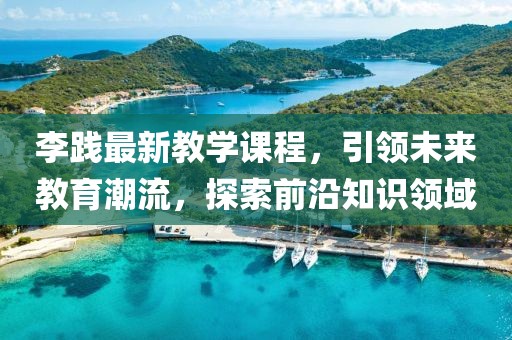 李践最新教学课程，引领未来教育潮流，探索前沿知识领域