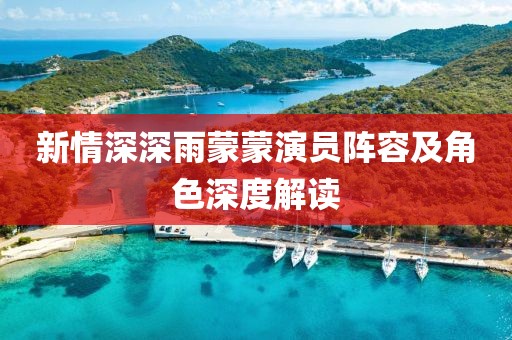 新情深深雨蒙蒙演员阵容及角色深度解读