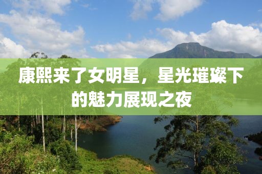 康熙来了女明星，星光璀璨下的魅力展现之夜