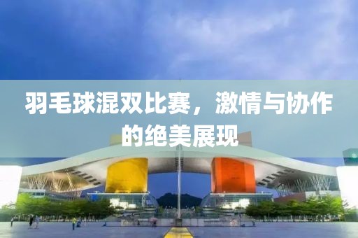 羽毛球混双比赛，激情与协作的绝美展现