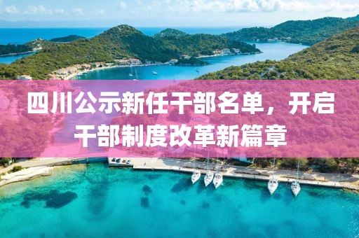 四川公示新任干部名单，开启干部制度改革新篇章