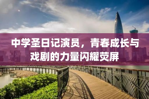 中学圣日记演员，青春成长与戏剧的力量闪耀荧屏