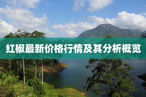红椒最新价格行情及其分析概览
