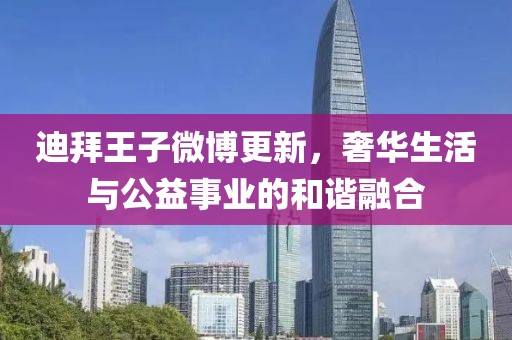 迪拜王子微博更新，奢华生活与公益事业的和谐融合