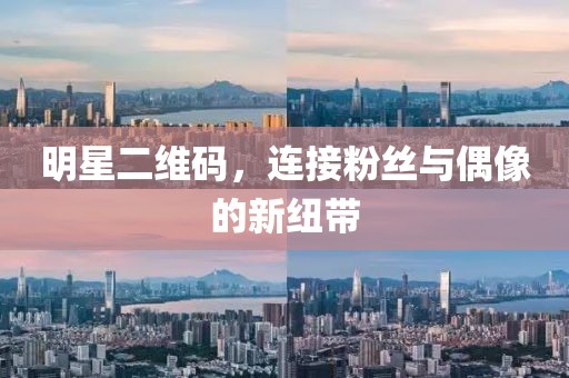 明星二维码，连接粉丝与偶像的新纽带