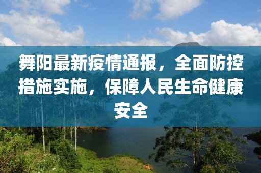 舞阳最新疫情通报，全面防控措施实施，保障人民生命健康安全