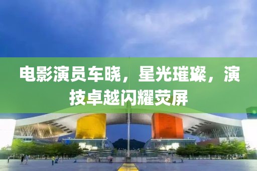 电影演员车晓，星光璀璨，演技卓越闪耀荧屏