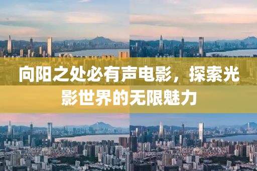 向阳之处必有声电影，探索光影世界的无限魅力