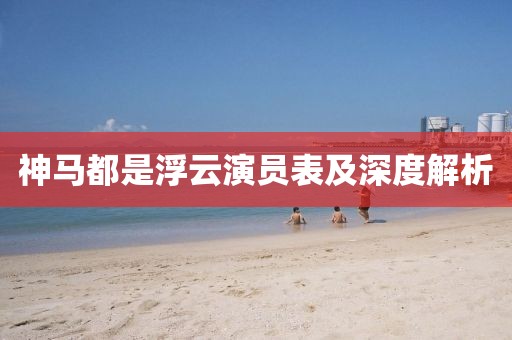 神马都是浮云演员表及深度解析