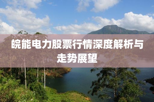 皖能电力股票行情深度解析与走势展望