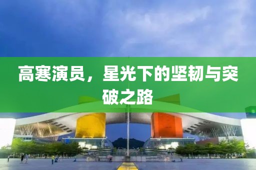 高寒演员，星光下的坚韧与突破之路