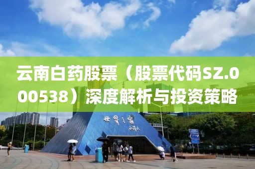 云南白药股票（股票代码SZ.000538）深度解析与投资策略