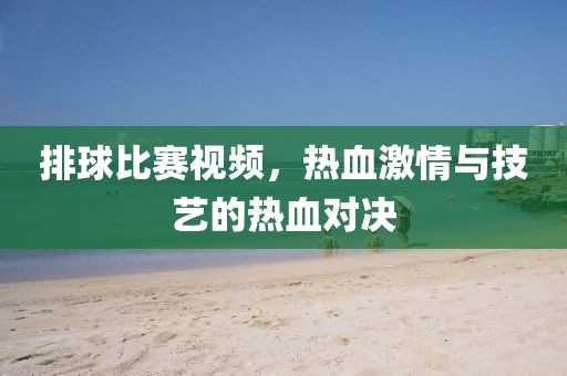 排球比赛视频，热血激情与技艺的热血对决