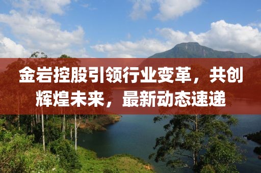 金岩控股引领行业变革，共创辉煌未来，最新动态速递