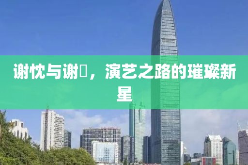 谢忱与谢忰，演艺之路的璀璨新星