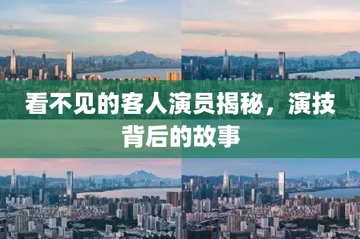 看不见的客人演员揭秘，演技背后的故事
