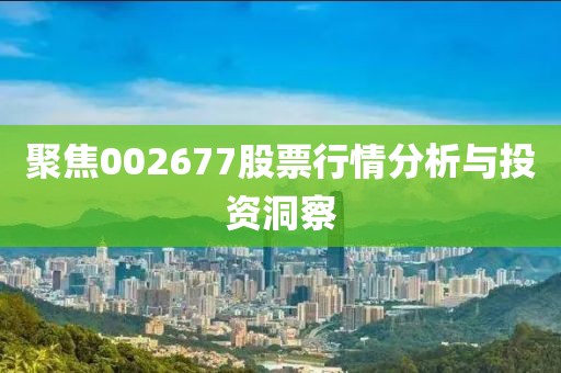 聚焦002677股票行情分析与投资洞察