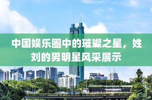 中国娱乐圈中的璀璨之星，姓刘的男明星风采展示