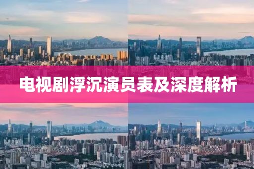 电视剧浮沉演员表及深度解析
