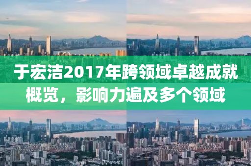 于宏洁2017年跨领域卓越成就概览，影响力遍及多个领域