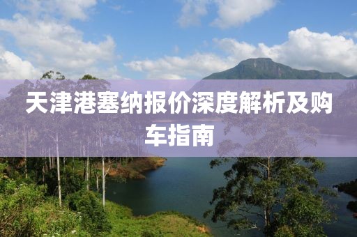 天津港塞纳报价深度解析及购车指南