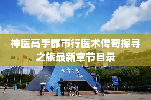神医高手都市行医术传奇探寻之旅最新章节目录