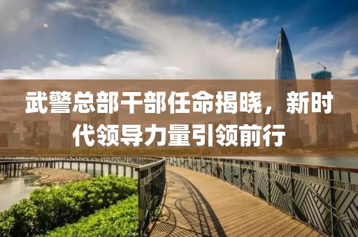 武警总部干部任命揭晓，新时代领导力量引领前行