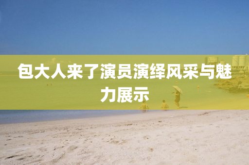 包大人来了演员演绎风采与魅力展示