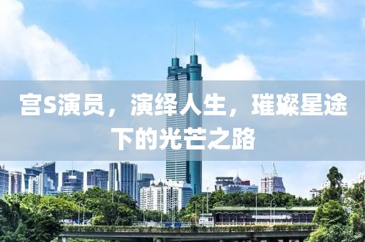 宫S演员，演绎人生，璀璨星途下的光芒之路