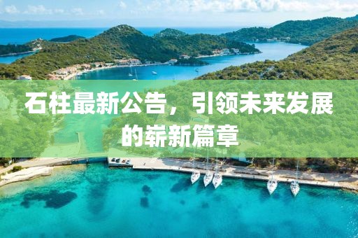 石柱最新公告，引领未来发展的崭新篇章