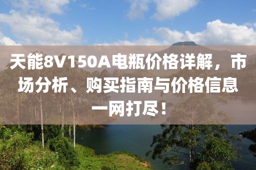 天能8V150A电瓶价格详解，市场分析、购买指南与价格信息一网打尽！