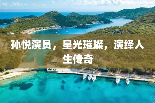 孙悦演员，星光璀璨，演绎人生传奇