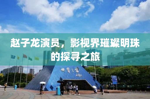 赵子龙演员，影视界璀璨明珠的探寻之旅