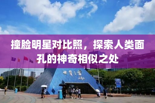 撞脸明星对比照，探索人类面孔的神奇相似之处