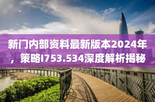 新门内部资料最新版本2024年，策略I753.534深度解析揭秘