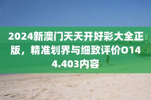 2024新澳门天天开好彩大全正版，精准划界与细致评价O144.403内容