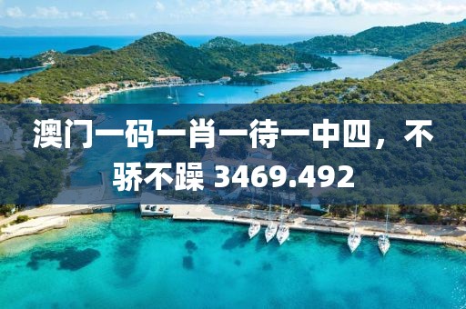 澳门一码一肖一待一中四，不骄不躁 3469.492