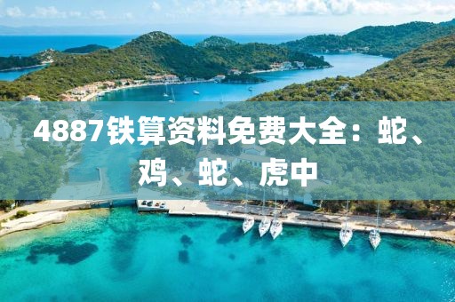 4887铁算资料免费大全：蛇、鸡、蛇、虎中