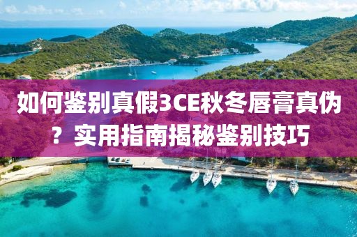 如何鉴别真假3CE秋冬唇膏真伪？实用指南揭秘鉴别技巧