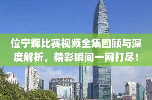 位宁辉比赛视频全集回顾与深度解析，精彩瞬间一网打尽！