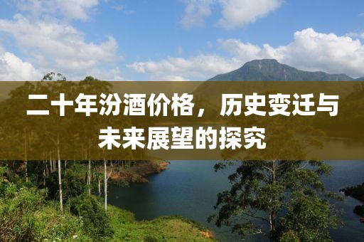 二十年汾酒价格，历史变迁与未来展望的探究